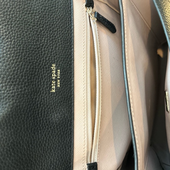 BOGO Kate Spade Black Leather Backpack - Picture 7 of 9